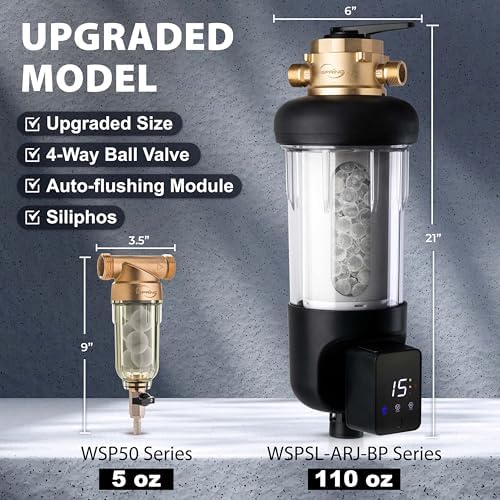 iSpring WSP100SL-ARJ-BP Jumbo Whole House Water Filtration System - Image 3