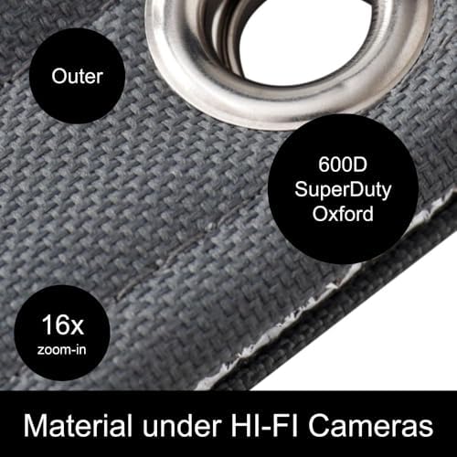 King Mills 5 Layer Sprinkler Covers for Outside, L-Shaped Opening Back Flow Covers for Winter Freeze and Intense Sun Protection. Outdoor Pipe Insulation Cover.[Granite Color] 16x18in - Image 5