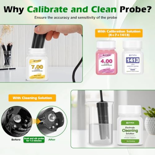 EC pH Continuous Monitor for Hydroponics, WiFi pH EC PPM Monitor for Water - Image 5