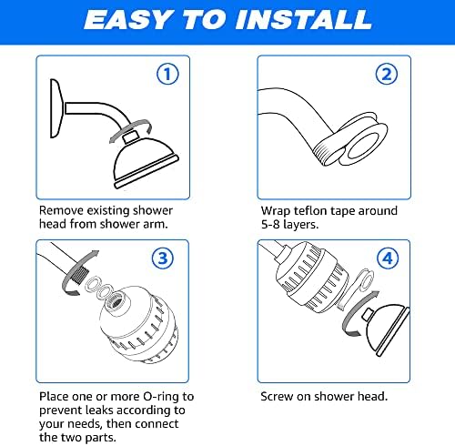 Oil-Rubbed Bronze Shower Head Filter - 15 Stages, for Hard Water - Image 3