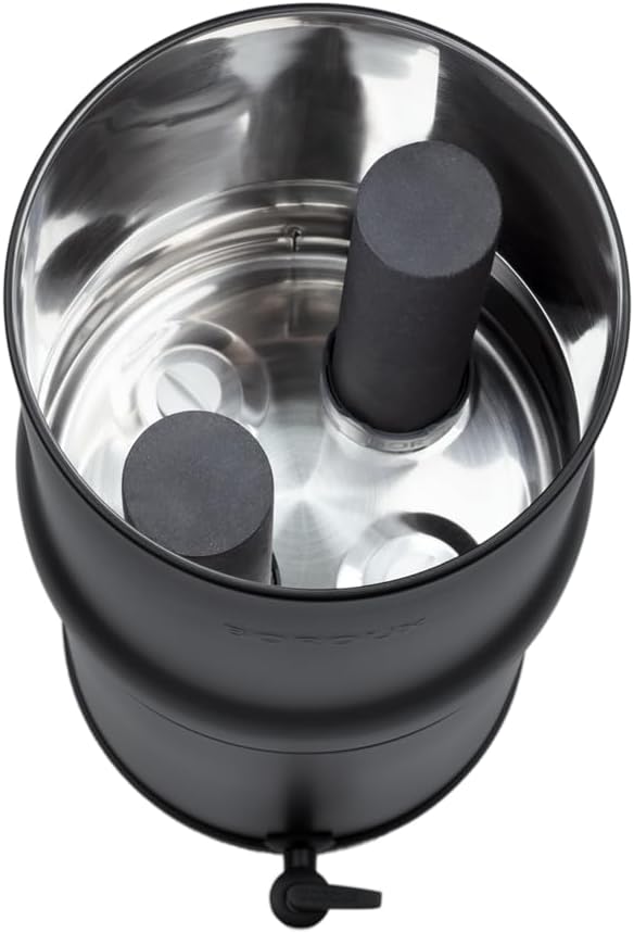Boroux Legacy Gravity-Fed Countertop Stainless Steel Water Filter System | 3 Gallons with 2 Authentic Black Foundation. Filters | Matte Black - Image 3