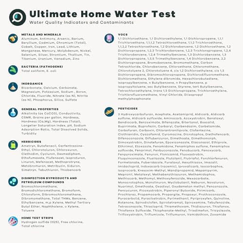 Ultimate Home Water Test Kit for Drinking Water | Tests for 250+ Parameters Like Lead, Bacteria, and VOCs | EPA Certified Well or Tap Water Test - Image 2