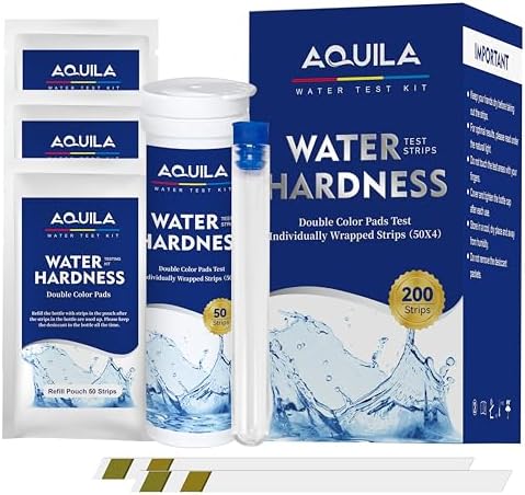 Water Hardness Test Strips Kit for Home Drinking Water and Pool Spa 200CT by Unknown
