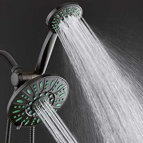 AquaDance Antimicrobial High Pressure 7" Rain & Handheld Shower Head Combo - Image 3
