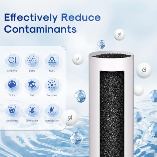 ICEPURE 20" x 4.5" GAC Filter, 5 Micron 20-Inch Whole House Granular Activated Carbon Water (GAC) Filter Replacement for GAC-20BB, FG25B-KS, FI-CAB20-BB, RFN20BB-C 1 Pack - Image 2