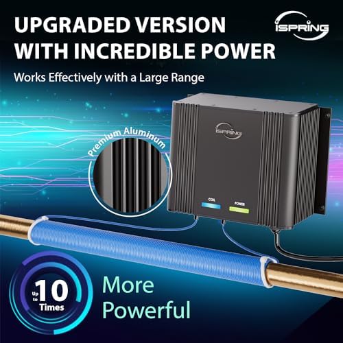 iSpring EDV2 Whole House Electronic Water Descaler, Salt-Free System - Image 3