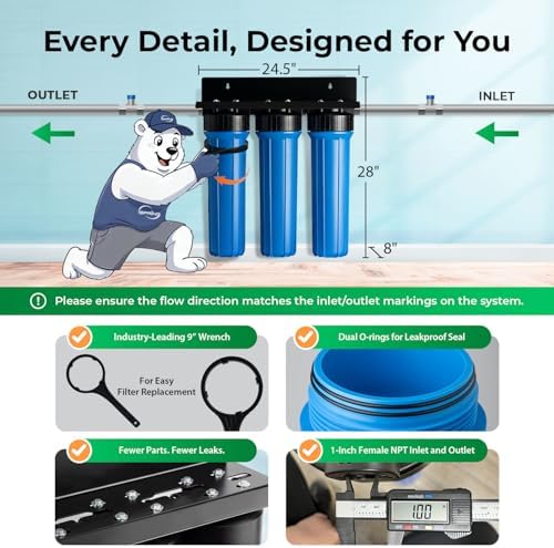 iSpring WGB32B Commercial-Grade Whole House Water Filter System - Image 5