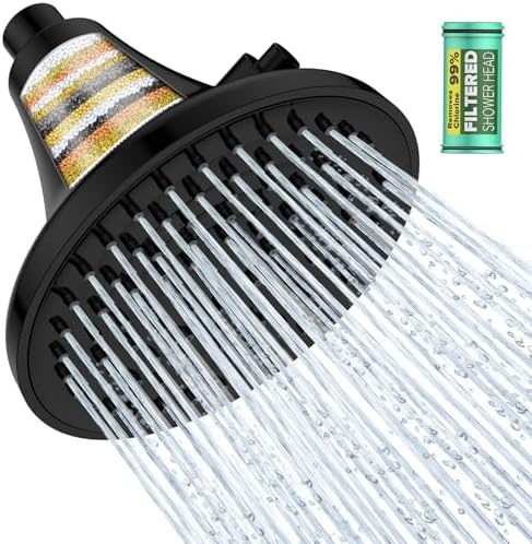 Homlord Filtered Shower Head, Shower Head with Filters for Hard Water by homlord