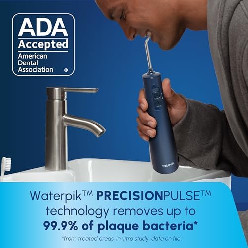 Waterpik Cordless Pulse 3100 Portable Water Flosser, Rechargeable, Blue - Image 3