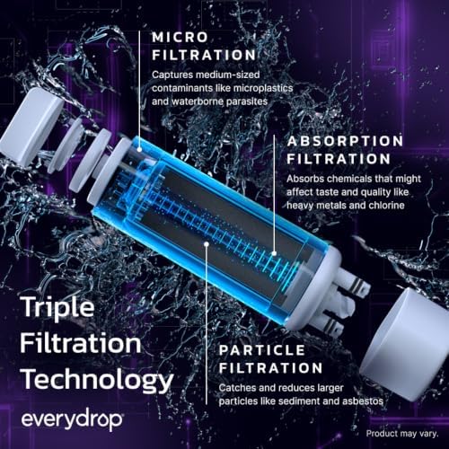 everydrop by Whirlpool Ice & Water Refrigerator Filter 1, Purple, EDR1RXD1 - Image 3