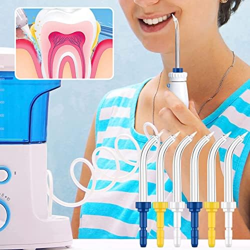 Flosser Replacement Tips for Waterpik Periodontal Tips Dental Water Flosser Tips Replacement Tips for Waterpik Water Flossers (Like WP-100) and Other Brand Oral Irrigators（6 Periodontal Tips） - Image 5