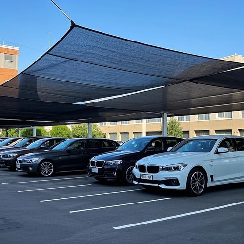 winemana 70% Black Shade Cloth, 6.6 x 10 FT Garden Mesh Tarp with Grommets - Image 4