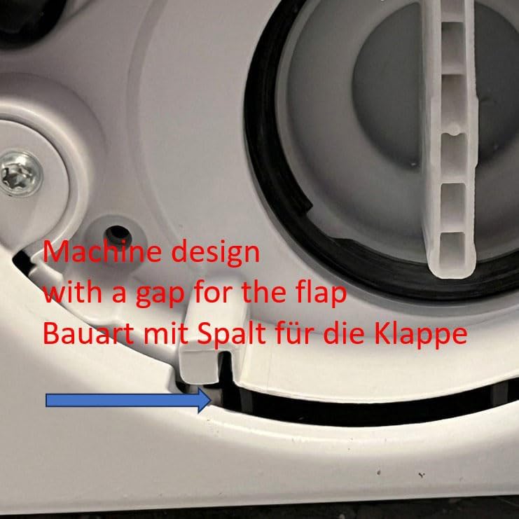 Washing Machine Drain Funnel for Siemens Bosch - Drip Tray for Fluff Filter Cleaning, Prevents Laundry Room Floods, Compatible with BSH Group Models (Bosch, Siemens, Neff, Constructa) - Image 2