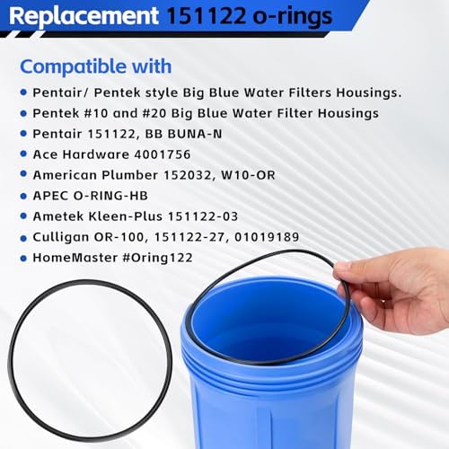 SPBW-5 Metal Water Filter Wrench (5.93" ID ) & 3-Pack 151122 O-Rings Kit - Image 4