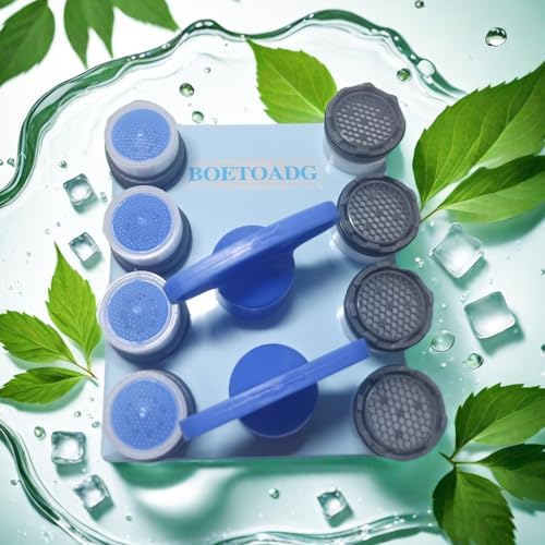 BOETOADG 8PCS Faucet Aerator M16.5, Plug-In Faucet Aerator Faucet Restrictor Replacement Parts for Kitchen Bathroom Sink Aerator with 2 Key Removal Wrench Tool, 1.2GPM, 16.5mm/0.65inch - Image 6