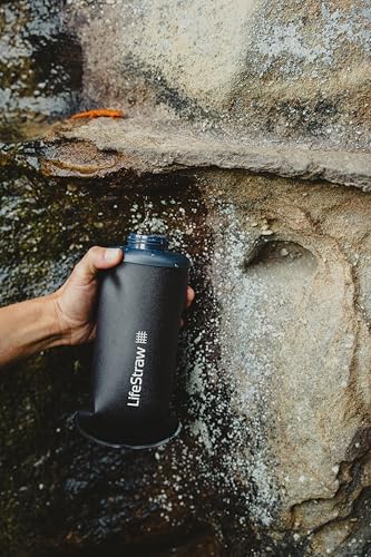 LifeStraw Peak Squeeze Filter Bottle, 650 ml, Dark Mountain Gray - Image 4