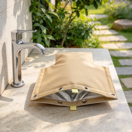 Backflow Preventer Cover, Waterproof Outdoor Valve Insulation 14x13 Inch - Image 5