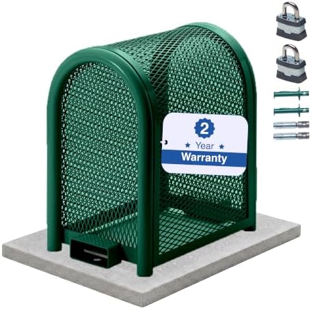 Premium Backflow Preventer Security Cage with Locks & Anchors, Extra Small by GuardianEnclosures
