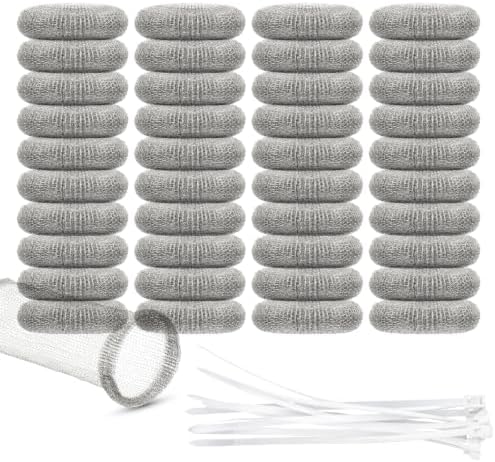40 Pcs Lint Traps for Washing Machine Hose Washer Lint Catcher Hair Filter by Unknown