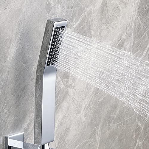 Asyas Brass Hand Held Shower Head High Pressure Hand Shower Sprayer Chrome - Image 2