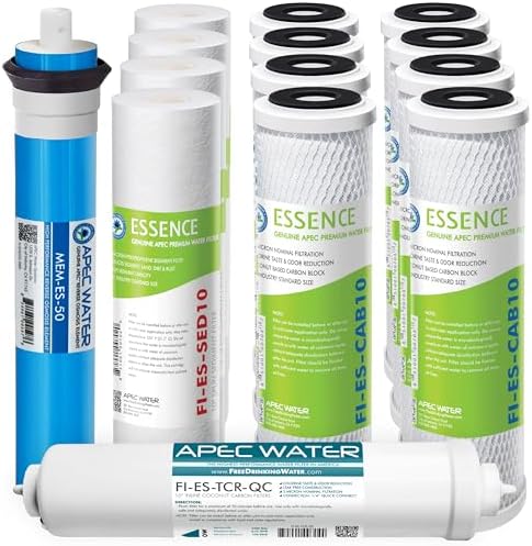 APEC Water FILTER-T2Y-ES50 High Capacity Pre-Filter Set, 2 Year by APECWaterSystems
