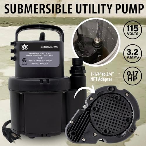 Allied Science Tankless Water Heater Flushing Kit with Square 5-Gallon Bucket, Steel Hoses, 1/6 HP Pump, and Concentrated Vinegar - Image 5