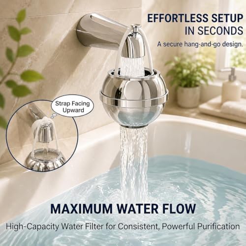 Bath Filter for Tub Faucet, Bathtub Water Filter,Bath Tub Filter - Image 5