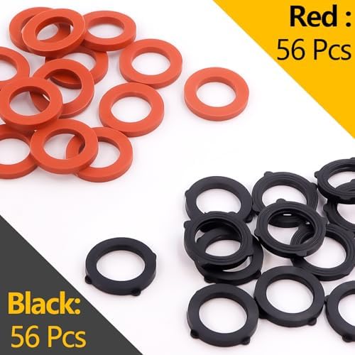112 Pcs Garden Hose Washers Rubber for Standard 3/4 Inch Water Hose - Image 5
