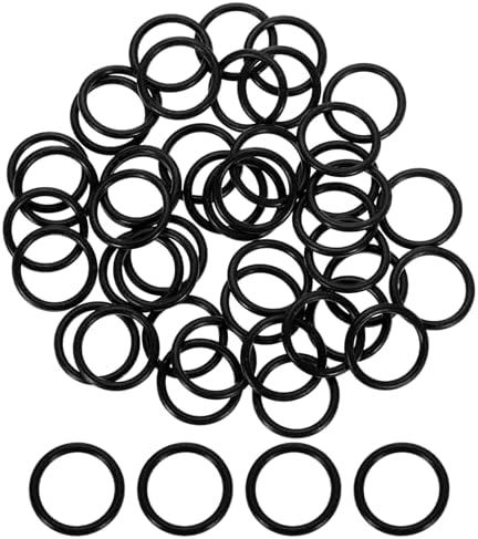 uxcell 100Pcs AS-014 NBR 70A O-Rings 1/2"ID x 1/16"CS/0.489"ID x 0.07"CS by uxcell