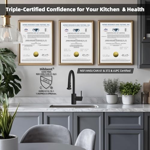 Hibbent NSF/ANSI/CAN 61 & 372 Certified Kitchen Faucet Head Replacement - Image 4