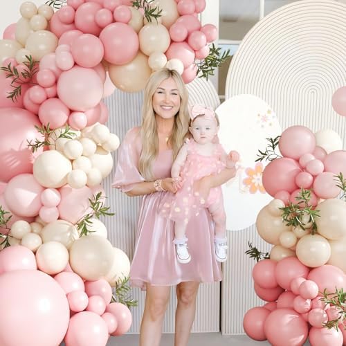 Pink Balloon Arch Kit for Baby Shower Bridal Shower Birthday Decorations - Image 5