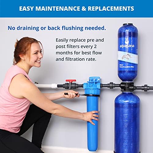 Aquasana Whole House Water Filter System | 1M Gal | Carbon & KDF | EQ-1000 - Image 6
