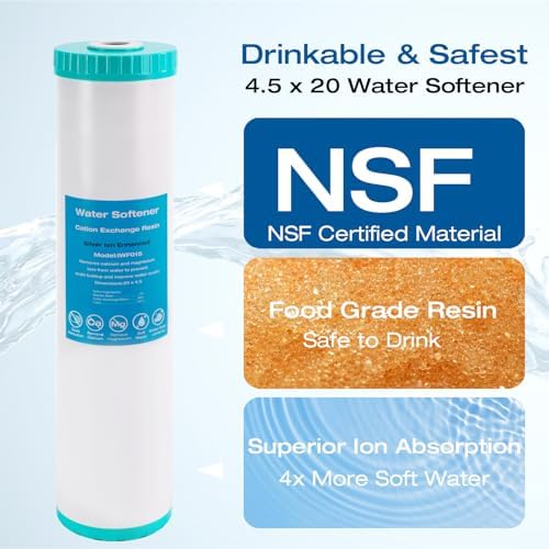 H&G Lifestyles Water Softener Cartridge,Replacement for 20 x 4.5 - Image 2