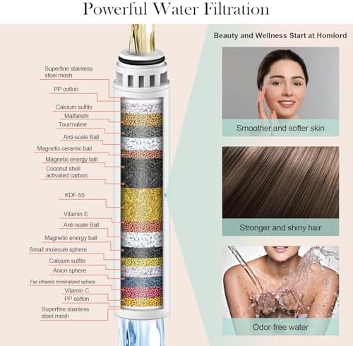 Filtered Shower Head with Handheld, High Pressure 6 Mode Showerhead - Image 2