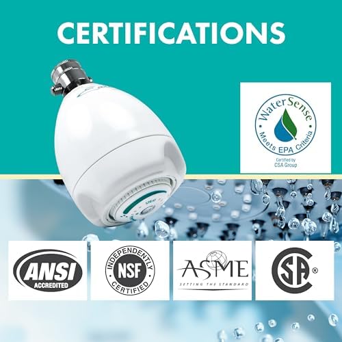 Niagara Conservation N2920-V Earth Spa 3-Spray with 2 GPM 2.7-in. Wall Mount Adjustable Fixed Shower Head, White | Showerhead Sprayer with Pressure Compensation Technology & Soap and Soak Pause Button - Image 2