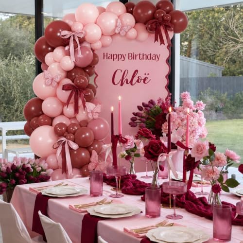 Pink and Red Balloon Arch Kit for Valentines Bridal Shower Decorations - Image 2