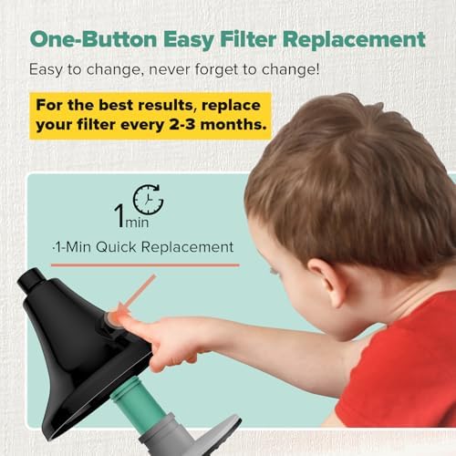 Homlord Filtered Shower Head, Shower Head with Filters for Hard Water - Image 2