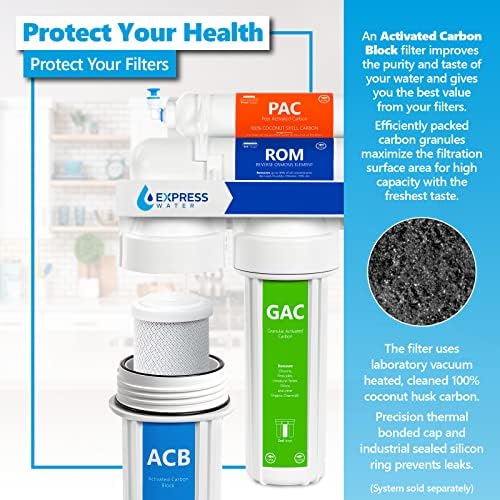 Express Water 25-Pack Activated Carbon Block Water Filter, 5 Micron - Image 3