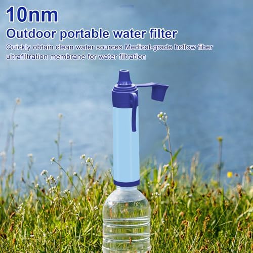 Portable Water Filter Straw Kit, Personal Water Filtration System for Camping Backpacking Hiking Emergency Survival Preparedness Outdoor Travel (3) - Image 5