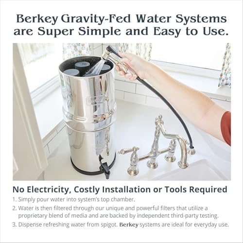 Big Berkey 2.25G Water Filter System w/ BB9-2 Filters & Stainless Spigot - Image 5