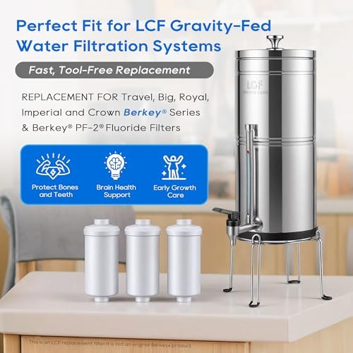 LCF Fluoride Water Filter, Replacement for Berkey® PF-2®, Purewell®, 3pack - Image 4