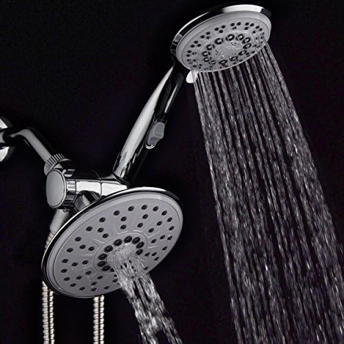 High Pressure 30-mode Dual 6" Rainfall Handheld Shower Head Combo - Image 4