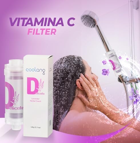 Universal Vita C Shower Filter: Unveil Radiant Skin & Hair with K-Beauty Secrets (Delicate-Lavender) - Image 6
