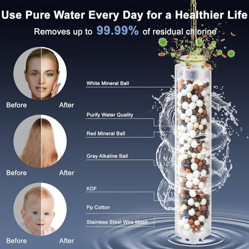 Filtered Shower Head with Handheld, High Pressure 7-Spd Showerhead - Image 2