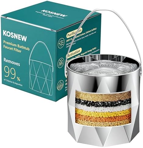 KOSNEW® Bath Faucet Filter, 10-Stage Advanced Shower Water Filter by KOSNEW