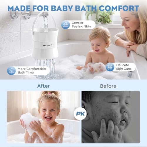 MakeFit Bathtub Faucet Filter, 8-Stage Bath Water Filter for Hard Water - Image 5