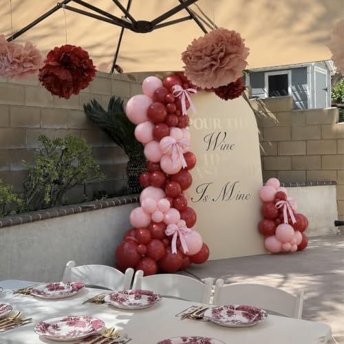 Pink and Red Balloon Arch Kit for Valentines Bridal Shower Decorations - Image 3