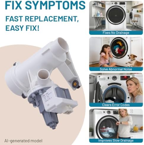 OEM WH11X29539 WH11X39237 for GE Washer Drain Pump Filter Upgraded Assembly - Image 7
