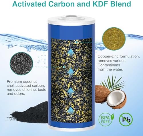 SimPure 2-Stage 10" x 4.5" Whole House Water Filter Replacement - Image 3