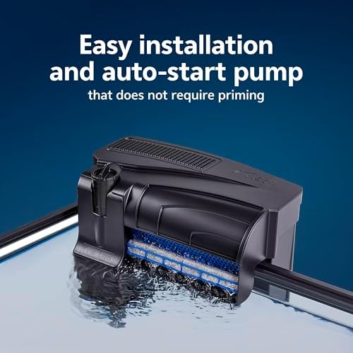 Aqueon SmartClean Power Filter with EcoRenew Filter Cartridge, Quick and Easy Water Changes, Quiet Operation, Adjustable Flow, for 50-90 Gallon Freshwater and Saltwater Aquariums, Large - Image 4